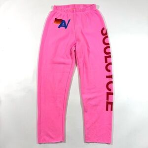 Aviator Nation Relaxed Sweatpants Pink Soul Cycle